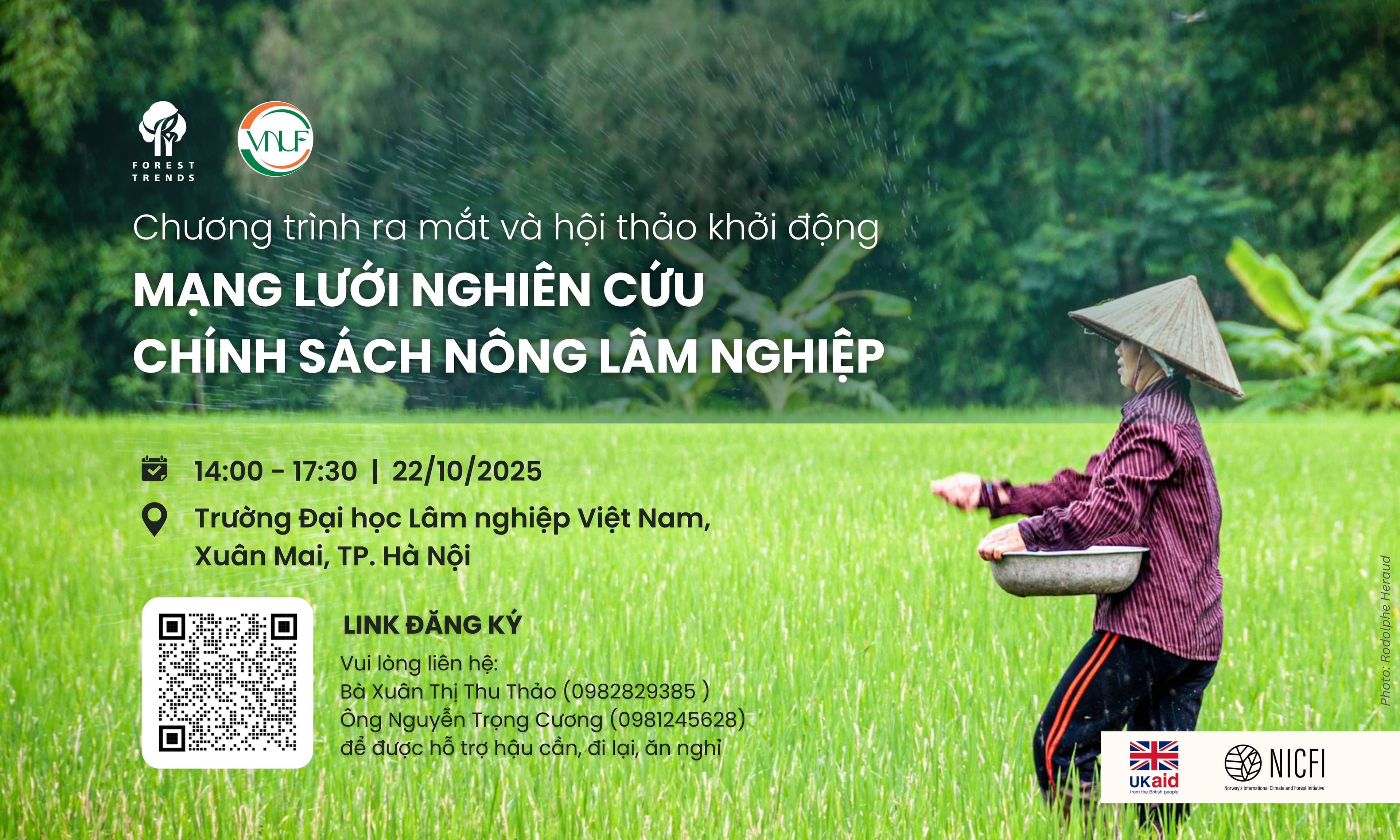 Khởi động Mạng lưới Nghiên cứu Chính sách Nông lâm nghiệp