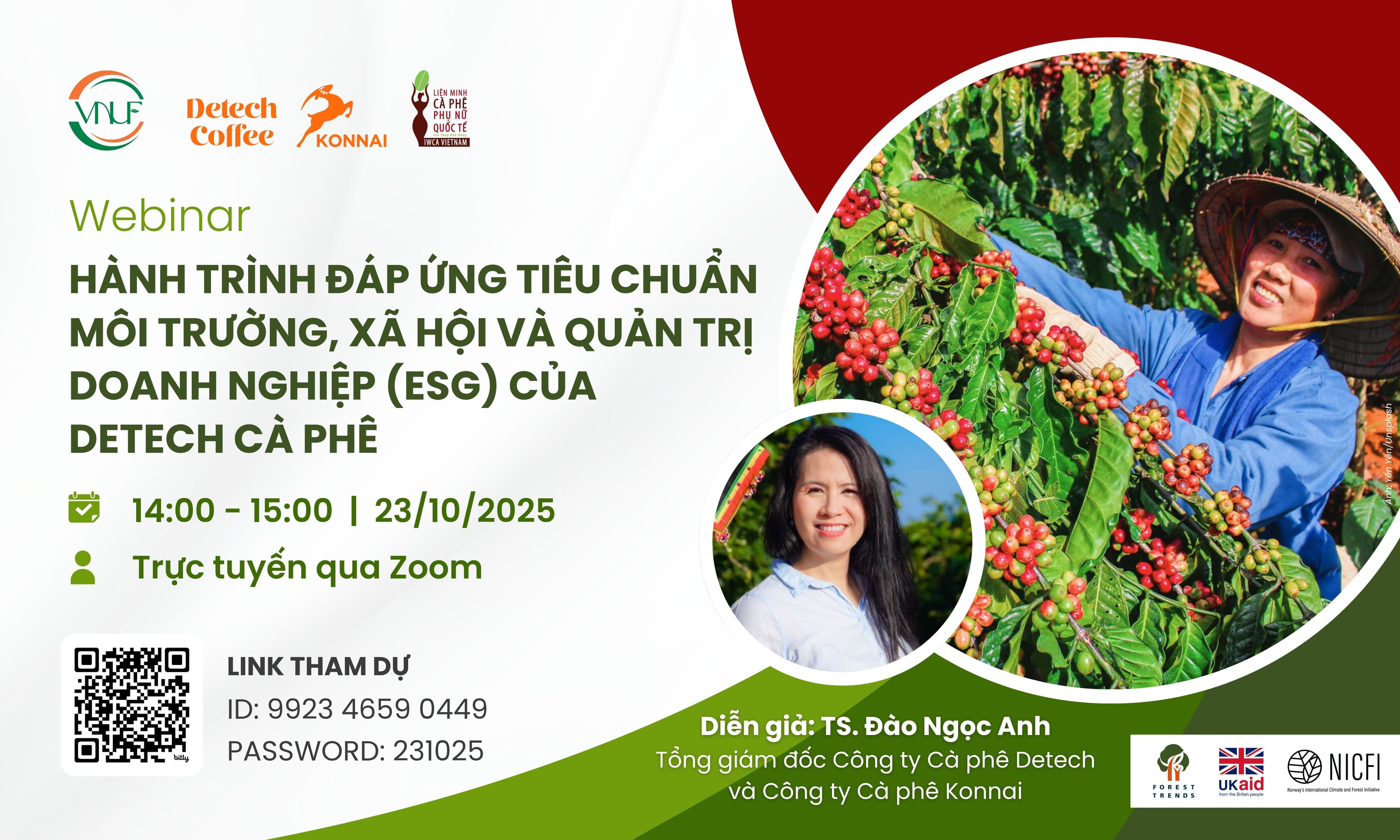 Detech Coffee trên hành trình đáp ứng tiêu chuẩn Môi trường, Xã hội và Quản trị doanh nghiệp (ESG)