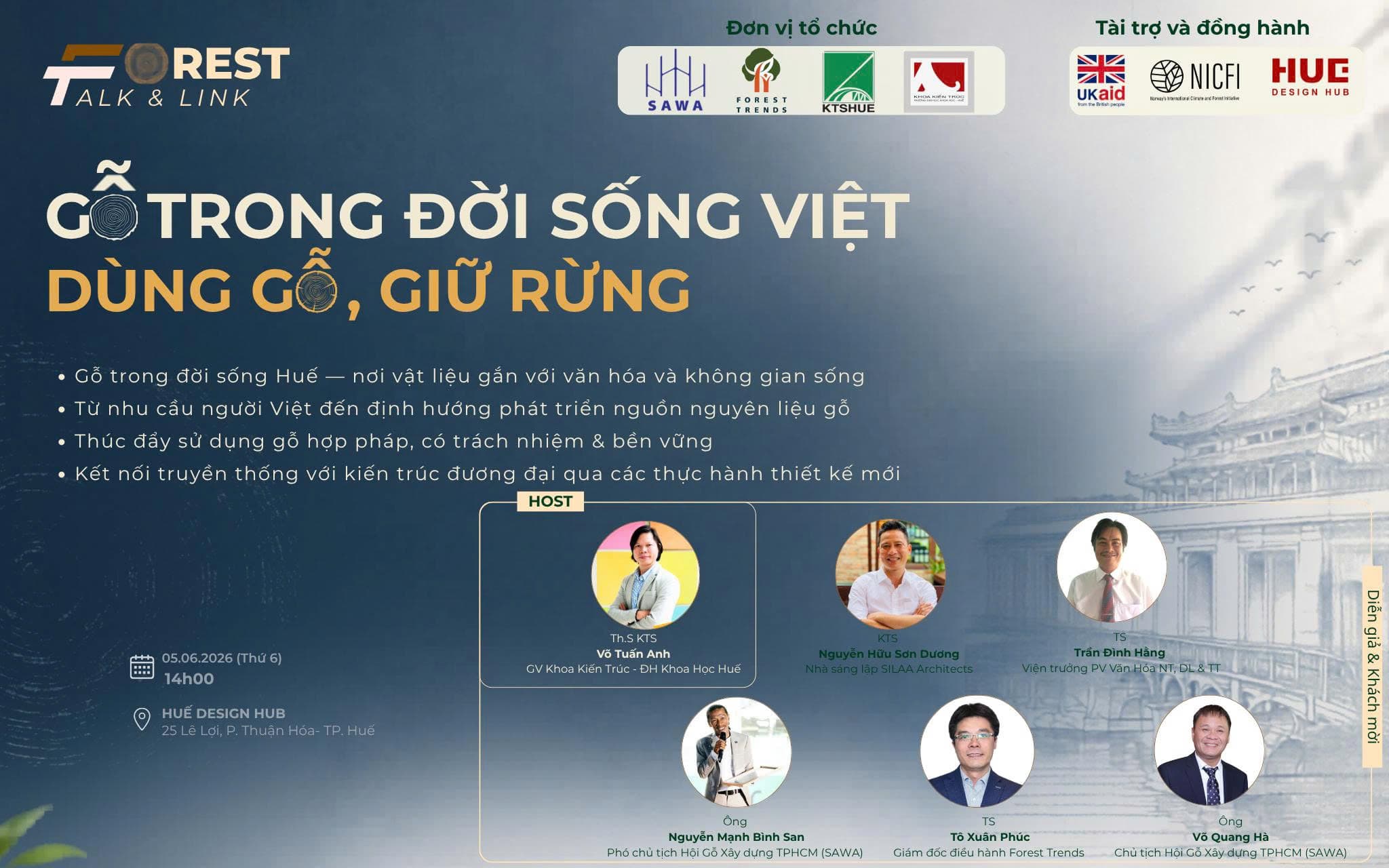 FOREST TALK & LINK #3: Gỗ trong đời sống Việt - Dùng gỗ, giữ rừng