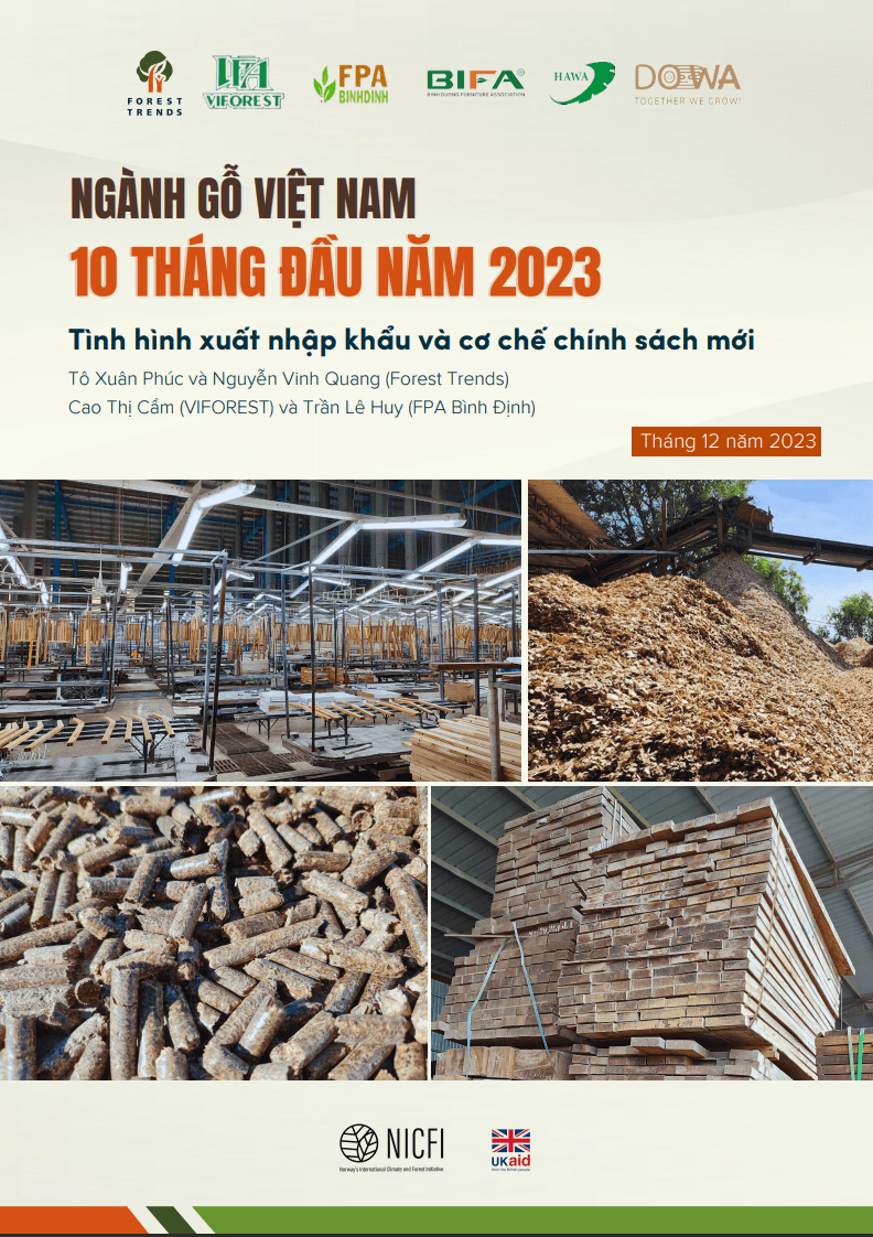 Ngành Gỗ Việt Nam 10 tháng đầu năm 2023