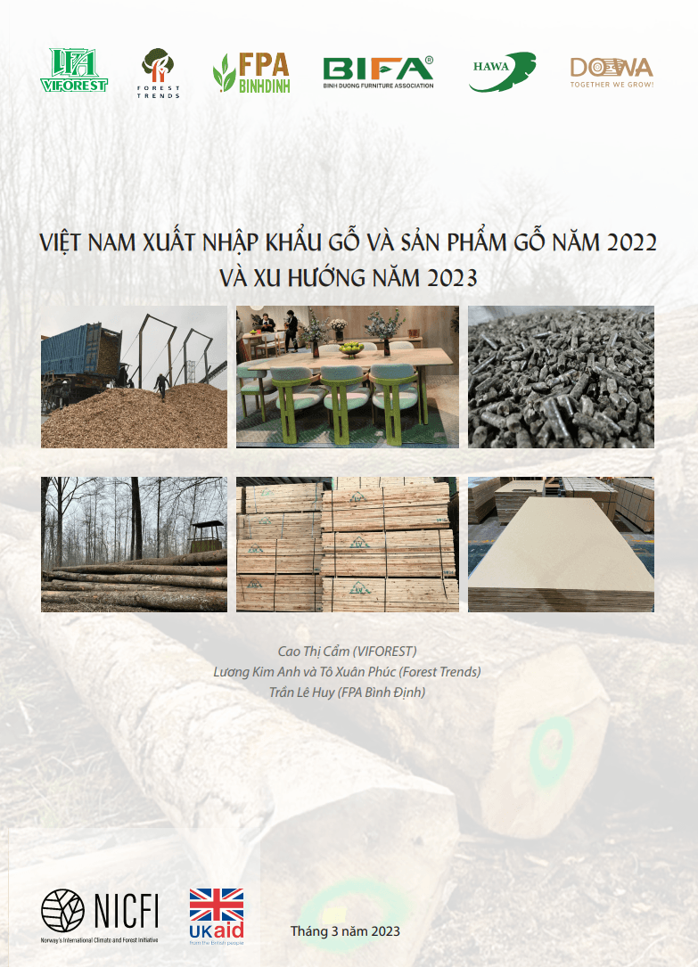 Việt Nam xuất nhập khẩu gỗ và sản phẩm gỗ năm 2022 và xu hướng năm 2023