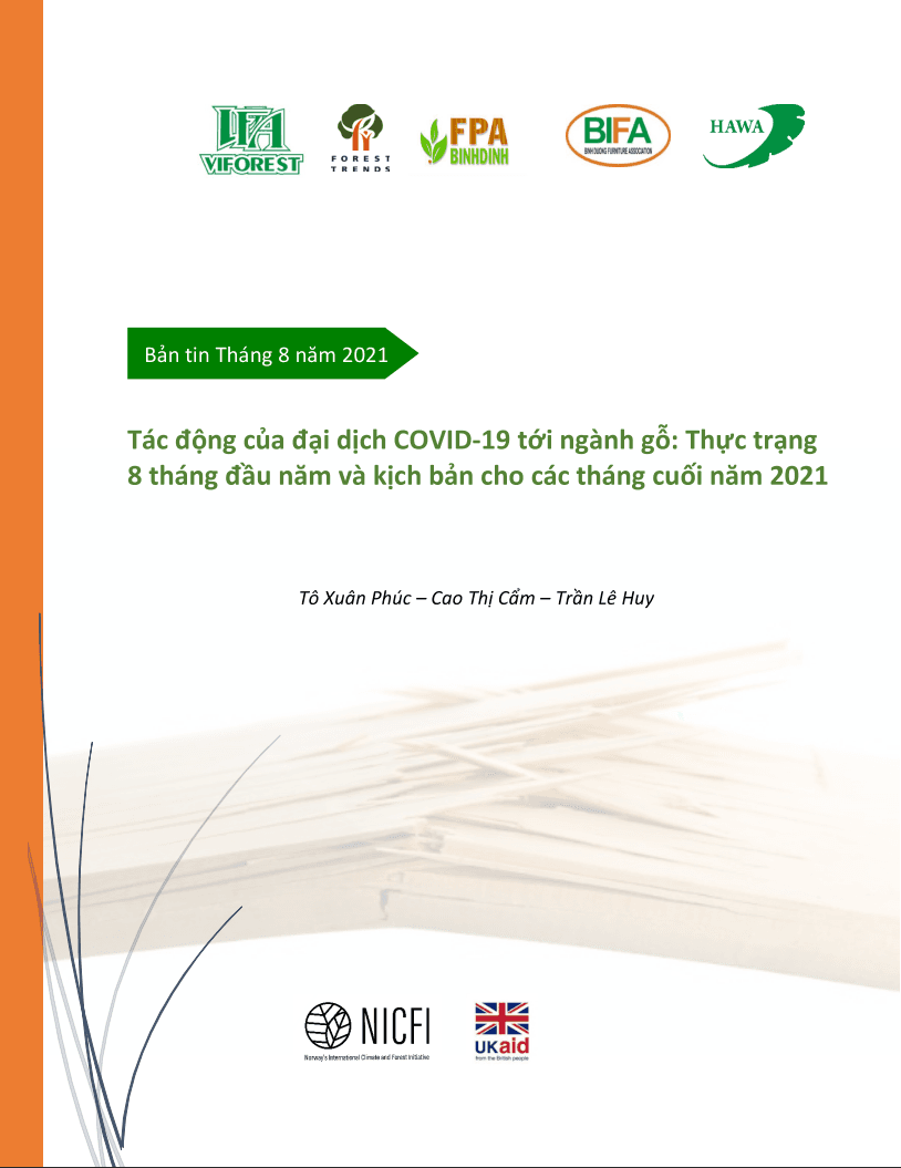 Tác động của đại dịch Covid-19 tới ngành gỗ: Thực trạng 8 tháng đầu năm