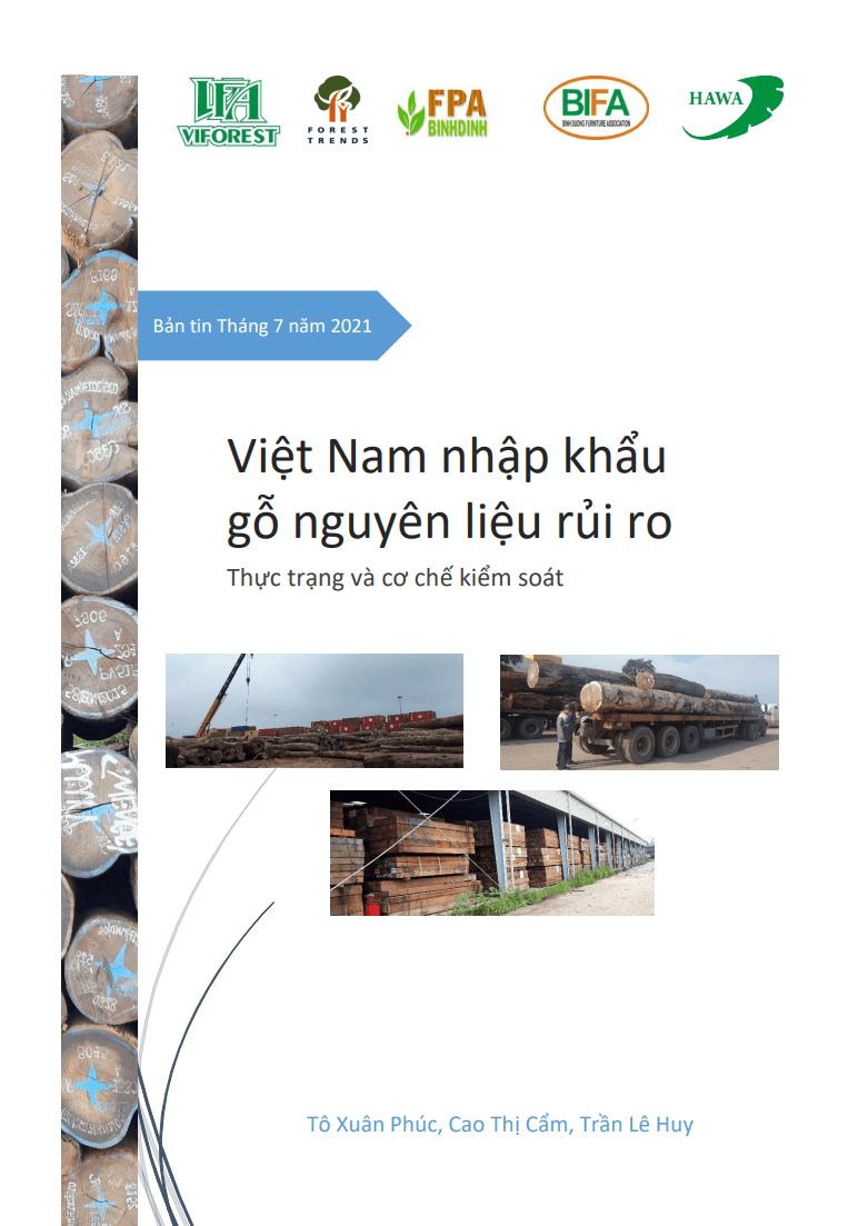 Việt Nam nhập khẩu gỗ nguyên liệu rủi ro