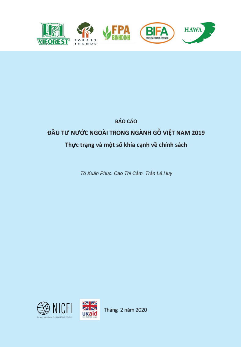 Đầu tư nước ngoài trong ngành gỗ Việt Nam 2019