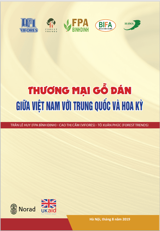 Thương mại gỗ dán giữa Việt Nam với Trung Quốc và Hoa Kỳ