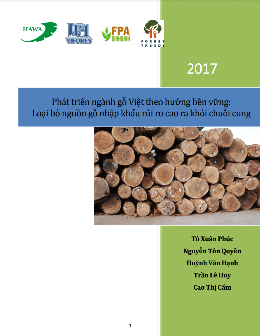 Loại bỏ nguồn gỗ nhập khẩu rủi ro cao ra khỏi chuỗi cung ứng