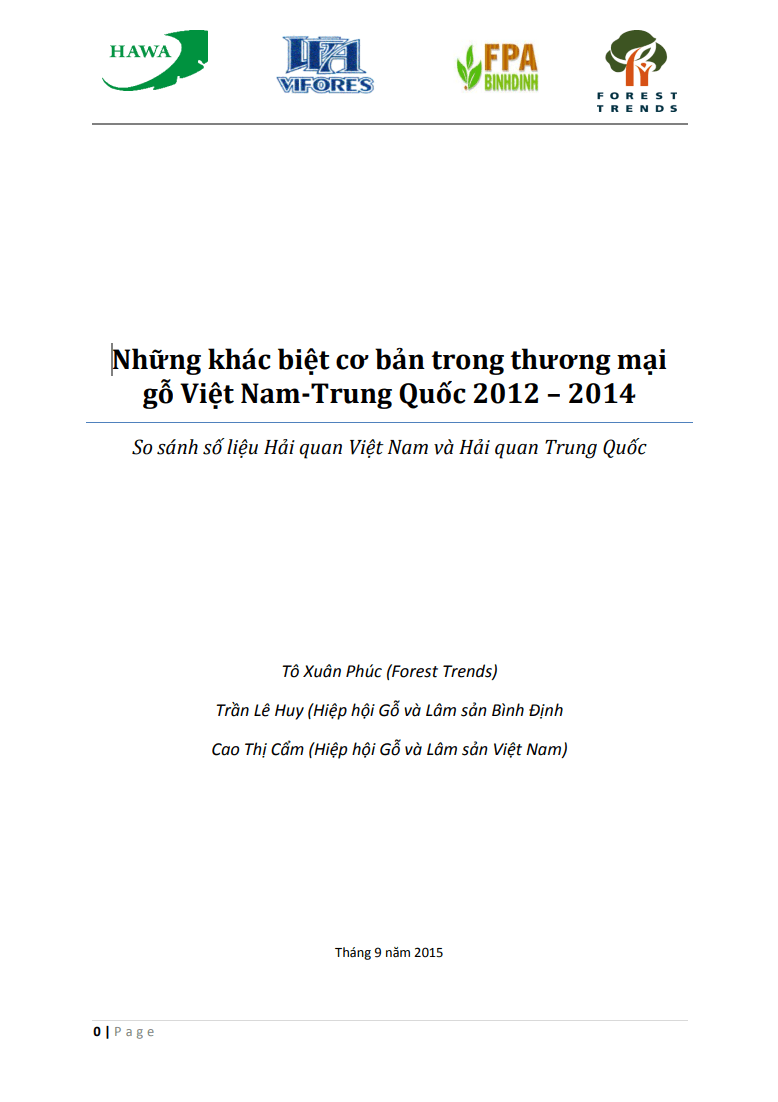 Khác biệt trong thương mại gỗ VN-TQ 2012-2014