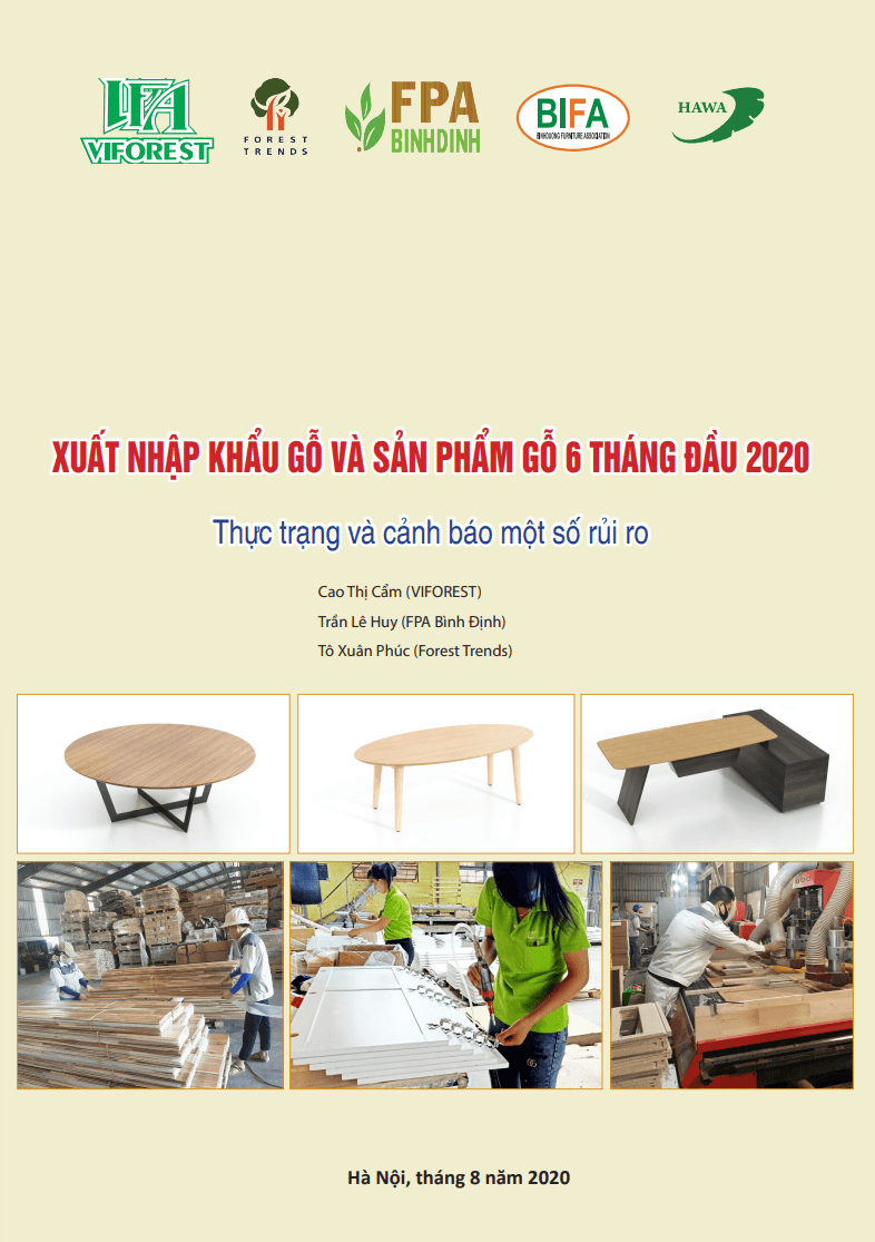 Xuất nhập khẩu gỗ và sản phẩm gỗ 6 tháng đầu 2020