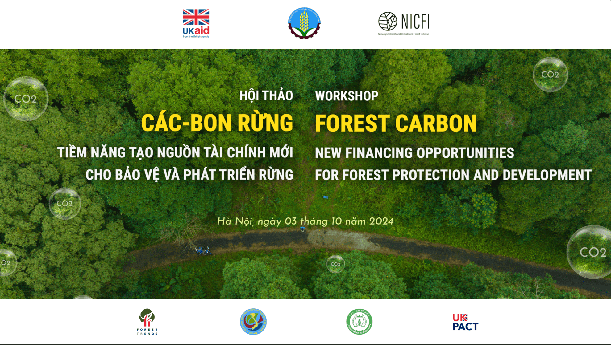 Hội thảo: Carbon rừng – Tiềm năng tạo nguồn tài chính mới cho bảo vệ và phát triển rừng