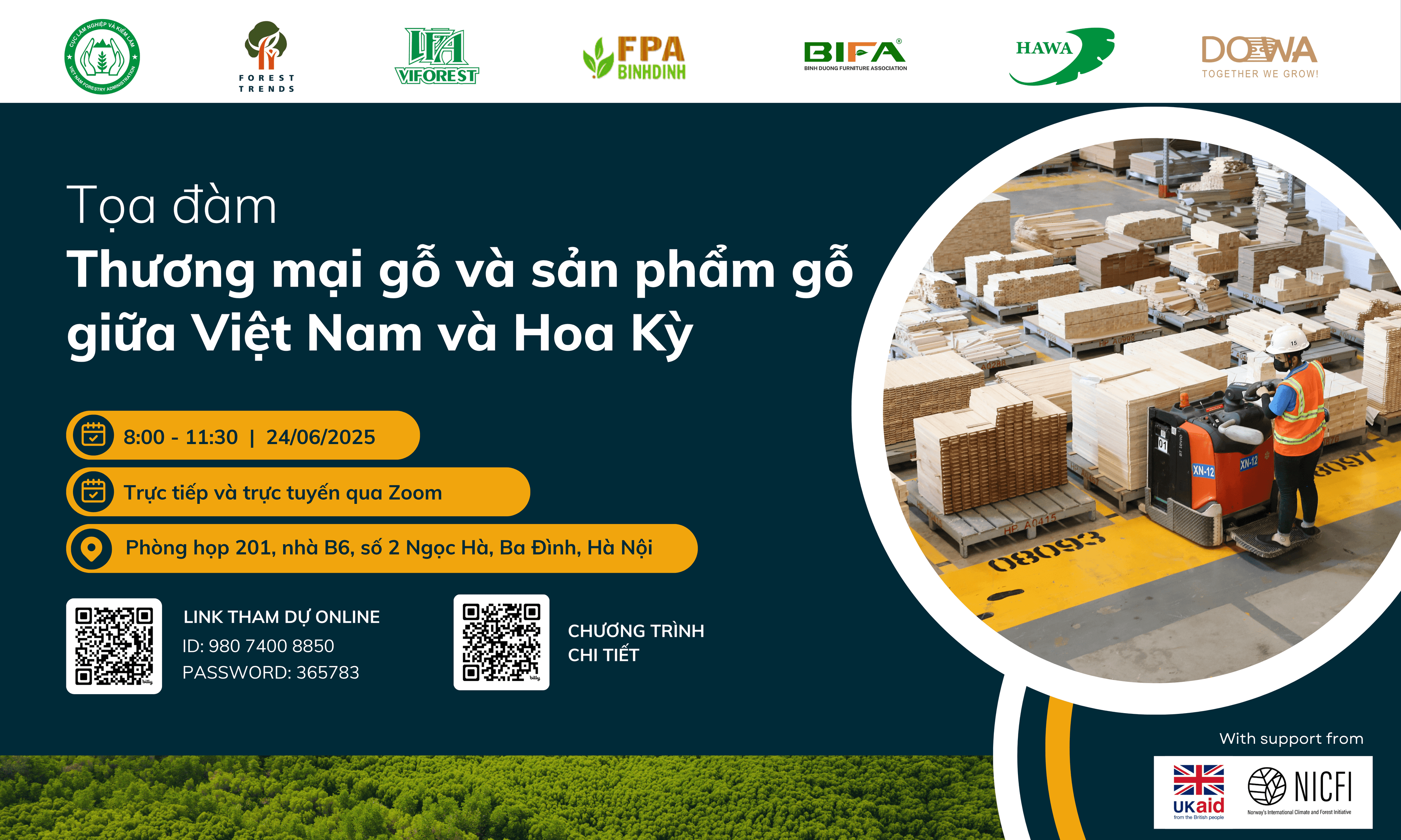 Ngành lâm nghiệp Việt Nam thúc đẩy hợp tác với cộng đồng doanh nghiệp quốc tế