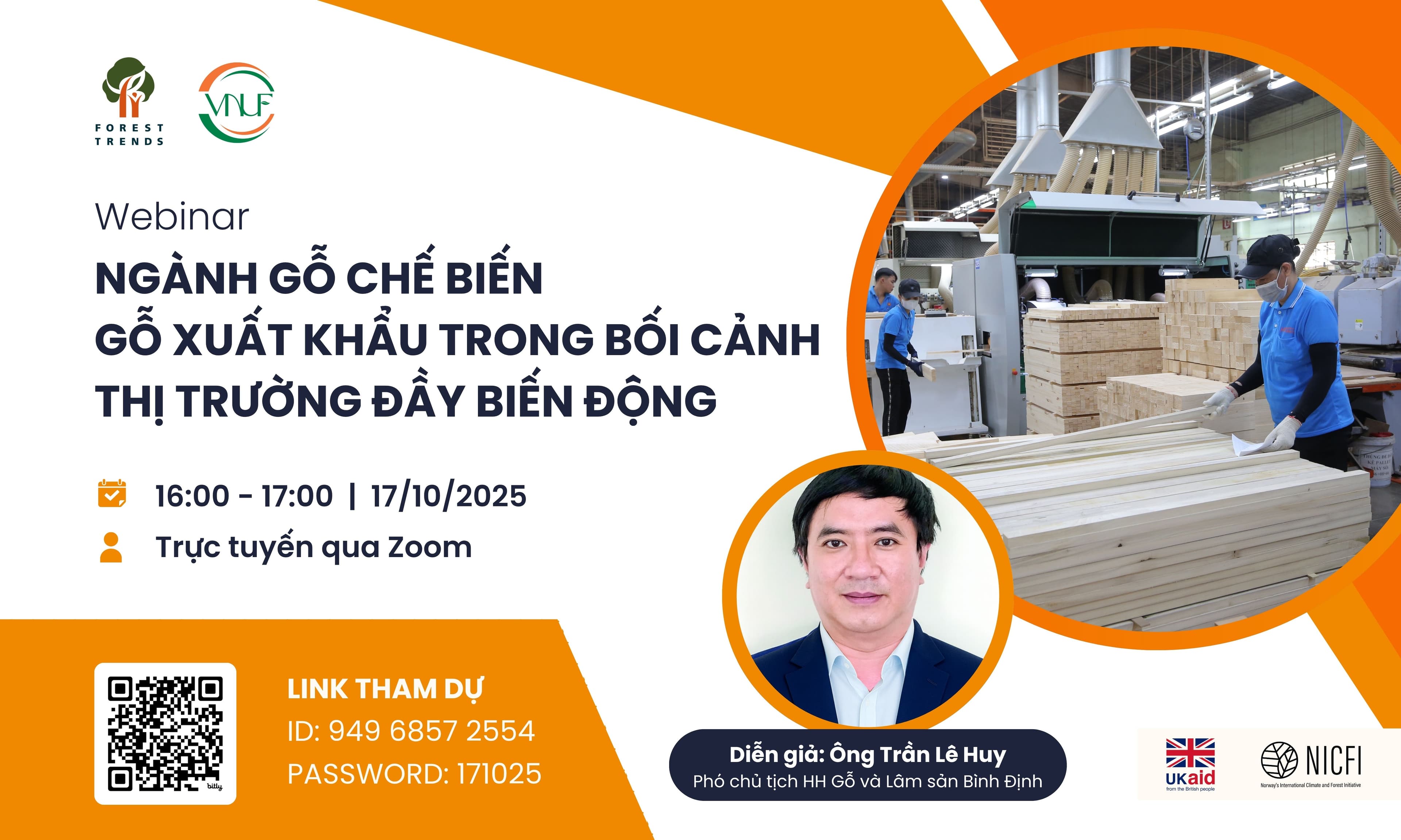Webinar: Ngành gỗ chế biến gỗ xuất khẩu trong bối cảnh thị trường đầy biến động