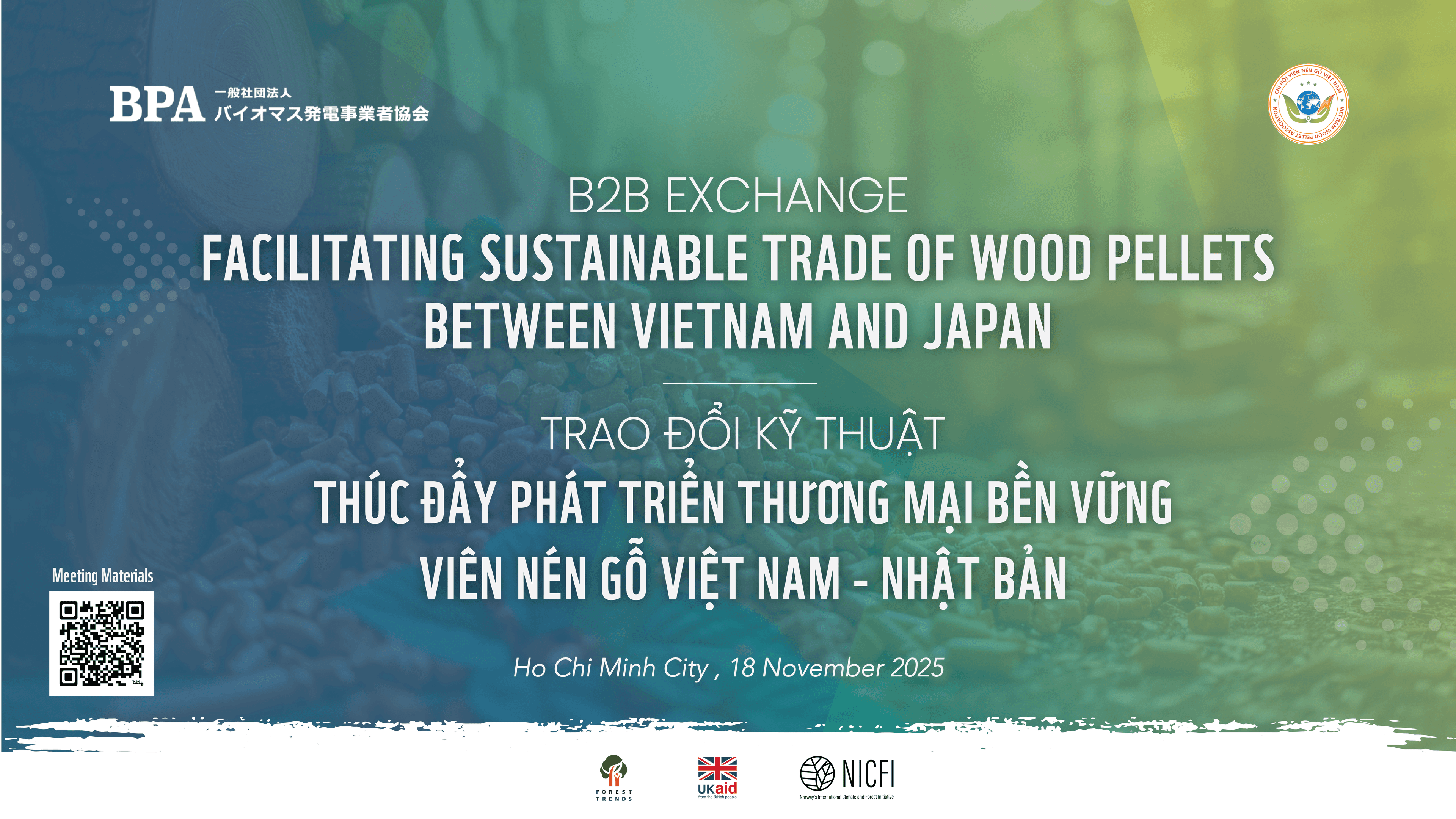 Trao đổi kỹ thuật: Thúc đẩy phát triển thương mại bền vững viên nén gỗ Việt Nam Nhật Bản